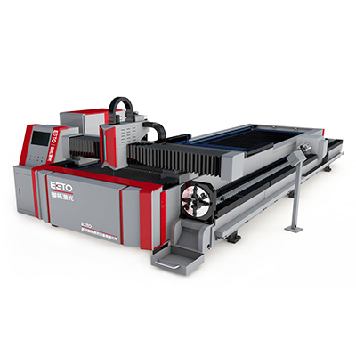 Machine laser de traitement de tôle de feuille et de tuyau de style ouvert