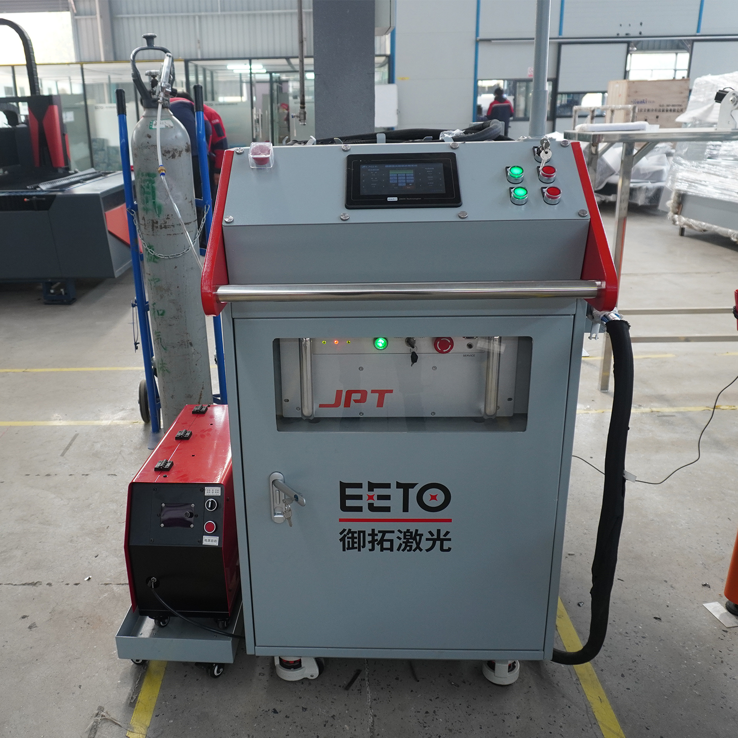 "Machine de soudage laser portative de soudeuse laser à fibre laser Chine EETO pour le métal"