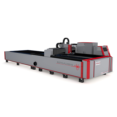 Machine de découpe laser de feuille de table d'échange de type ouvert